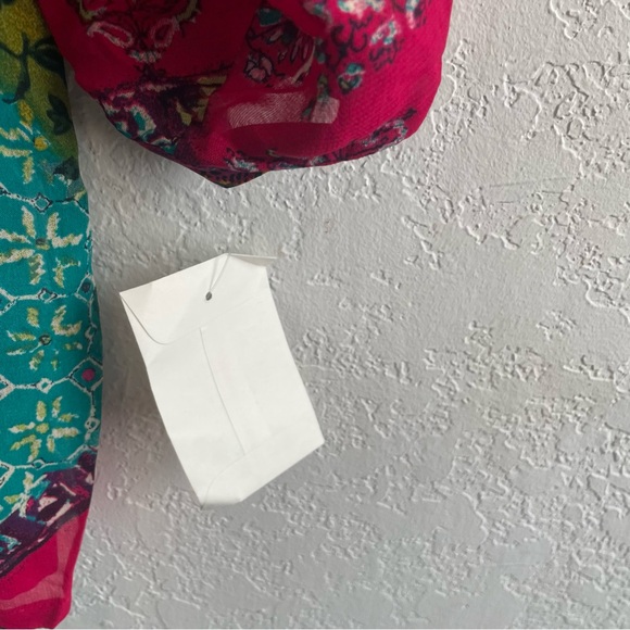 Draper’s & Damon’s Button Up Shirt Women's 20W Multicolor Floral Patchwork - Picture 5 of 7